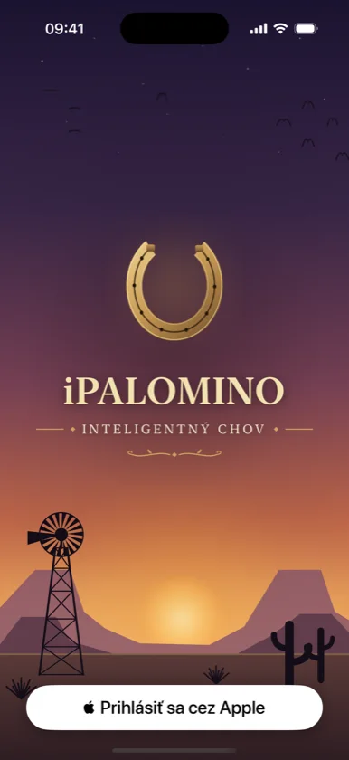 Úvodná obrazovka iPalomino